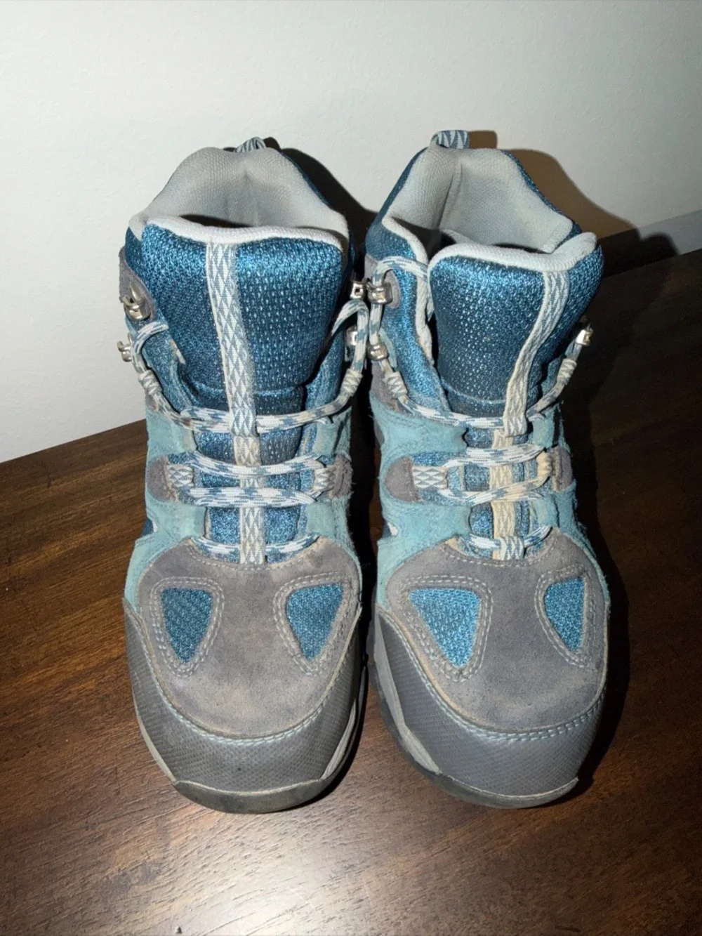 LL Bean Tek 2.5 Hiking Waterproof Trail Hiking Boots 286156 Blue Youth Siz